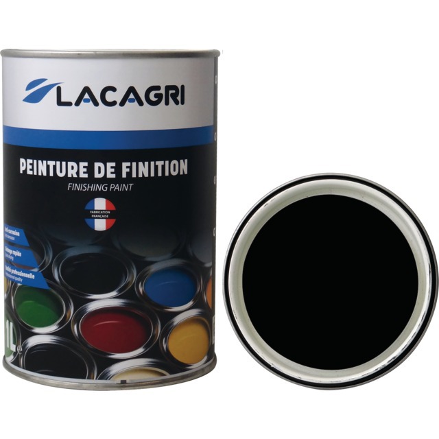 Peinture de Finition Noir POT 1L Lacagri référence fournisseur 1676561